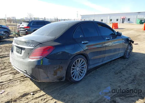 2017 Mercedes-Benz Amg C 43 4Matic from USA, damaged, VIN 55SWF6EB0HU186723